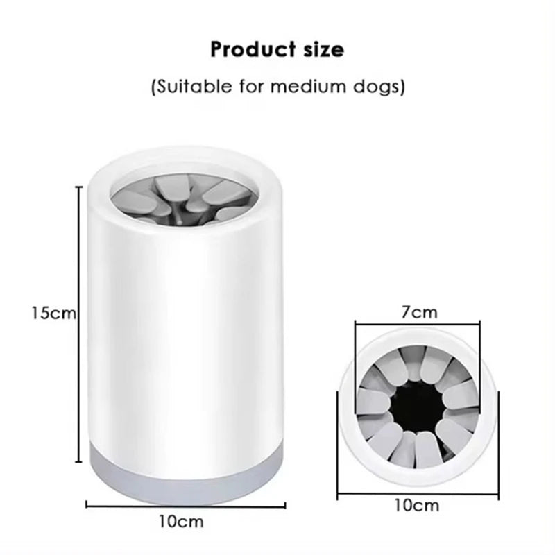 For Pet Dog Paw Care Set Silicone Brush Quickly Muddy Feet Cleaning Wash Portable Dog Paw Cleaner Cup Dog