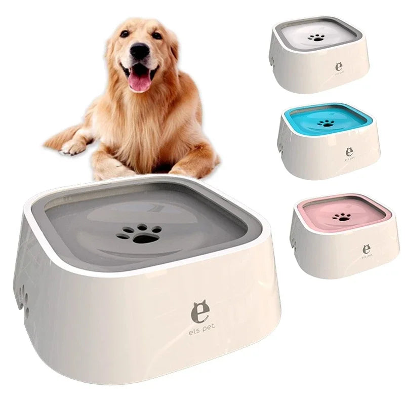 Newdrinkbak-water and drinking water bowl, floating, non-wetting mouth, for dog, without spill
