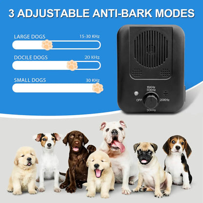 Anti Barking Device, Rechargeable Dog Barking Control Device with 3 Modes, Ultrasonic Dog Barking Deterrent  Indoor & Outdoor